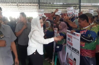 Antusiasme Warga Tonjong Menggema untuk Pasangan Mitha-Wurja di Linggapura