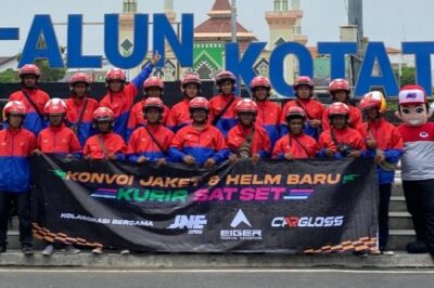 HUT JNE Ke 34,  Lewat Konvoi Momen 64 Cabang Se-Indonesia Kenalkan Kustom Baru
