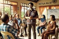 Ilustrasi ketua RT. (Generated AI/Chat GBT)