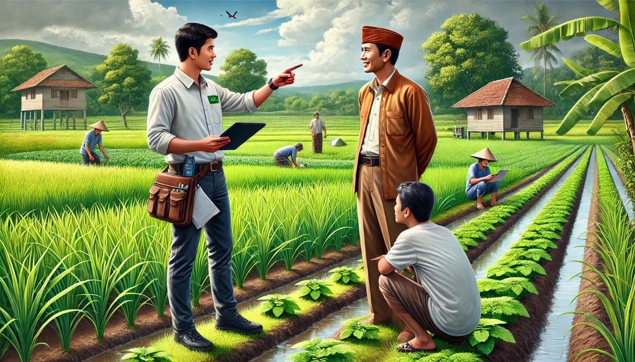 Ilustrasi Pendamping Desa. (Portal Pantura/AI Generator)