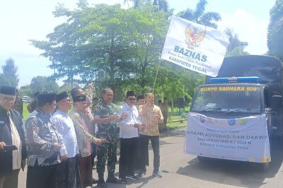 Jelang Ramadan, Baznas Kabupaten Tegal Pelepasan dan Pemberangkatan Santri Program Safari Dakwah 2025