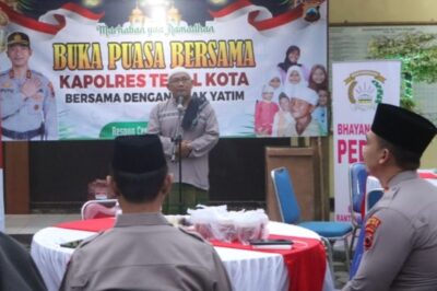 Polres Tegal Kota Gelar Buka Bersama dan Santunan Anak Yatim