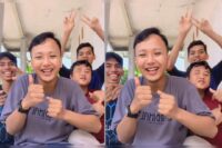 Anggit Wp joged Stecu yang sedang viral. Foto: Tangkapan layar InstaSoty Anggit Wp.