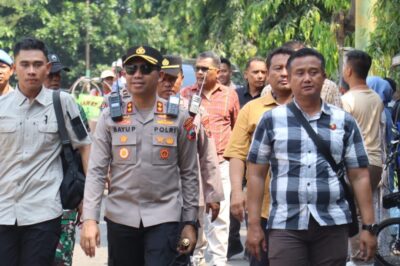 Trasa, Taman Rakyat Slawi Jadi Pusat Peringatan Hari Buruh, Kapolres Tegal Pastikan Kelancaran Acara
