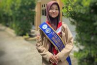 Maulidia Zahra, siswi MAN 1 Brebes, bangga diterimaan dari universitas top di Amerika Serikat.