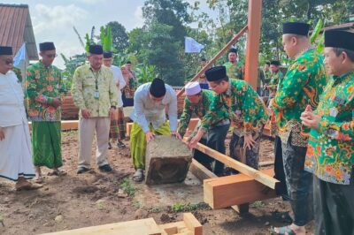 Peletakan Batu Pertama Pembangunan Gedung DPW FKDT Jawa Tengah Didoakan oleh Wagub Jateng