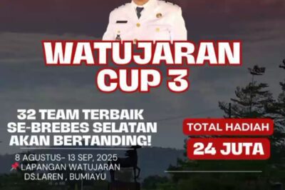 32 Tim Siap Berlaga di Watujaran Cup 3, Total Hadiah Capai Rp24 Juta