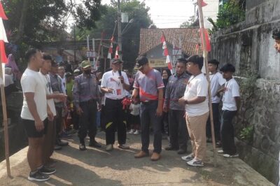 Ribuan Warga Dukuh Nagog Linggapura Ikuti Jalan Sehat HUT ke-80 RI