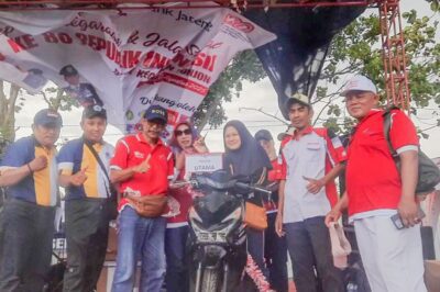 Jalan Sehat di Tonjong Brebes Jadi Puncak HUT ke-80 RI, Hadiah Motor Bikin Haru Pemenang