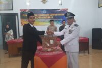 Shoni Aly Ridlo dilantik menjadi Kadus II Karangjongkeng. Foto: Portal Pantura/Yudhi Prasetyo.