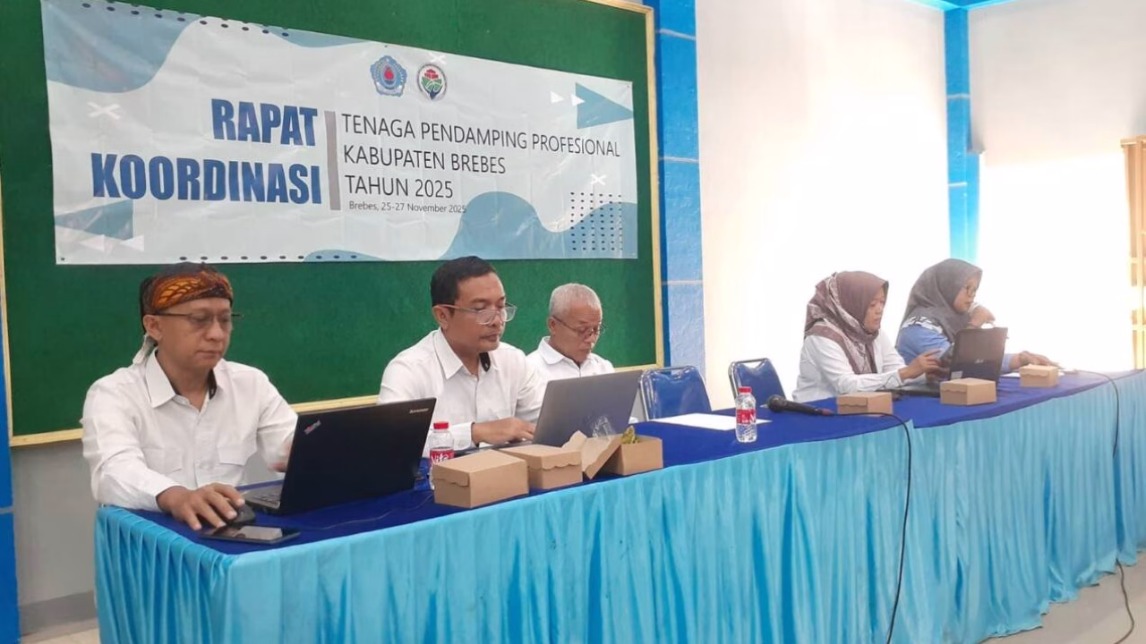 Rakor Tenaga Pendamping Desa Brebes: Perkuat Tata Kelola 6 Kecamatan Selatan