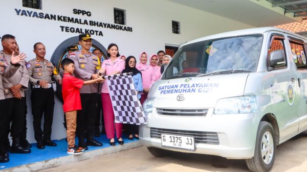 MBG Kota Tegal, Kapolres Tegal Kota Lepas Distribusi Perdana Makan Bergizi Anak Sekolah