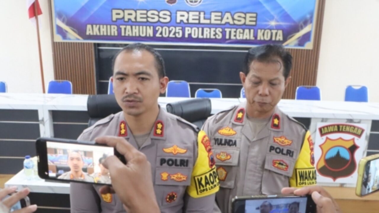 Kriminalitas Turun 18,5 Persen, Polres Tegal Kota Pastikan Tahun Baru Aman