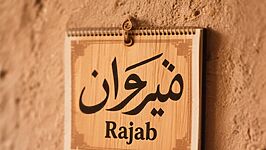 Ilustrasi bulan Rajab. Foto: Dola AI/Image Generator.