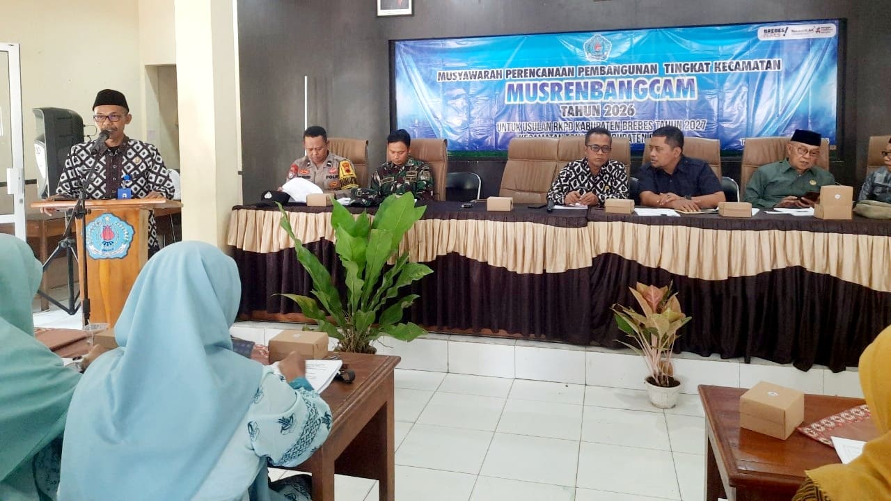Suasana Musrenbangcam Kecamatan Tonjong yang membahas prioritas pembangunan untuk RKPD Brebes 2027 di Aula Kecamatan Tonjong, Kamis (5/2/2026). (Foto: Portal Pantura/Yudhi Prasetyo)