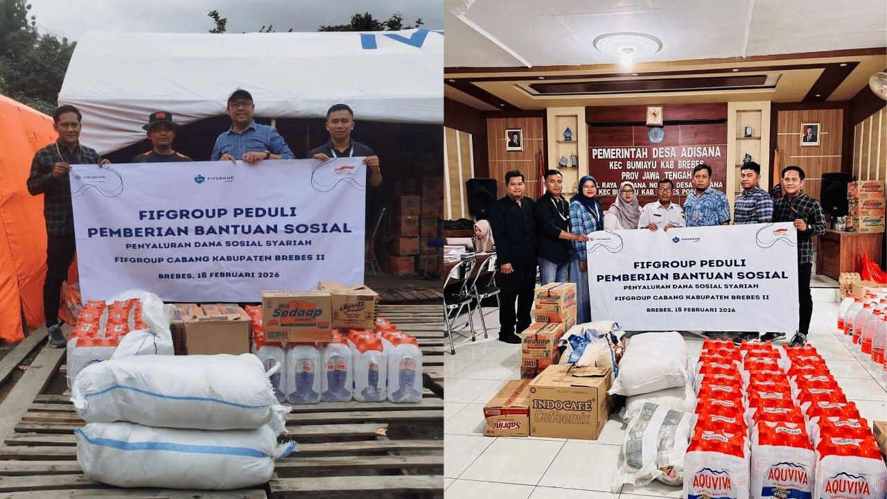 FIFGROUP Cabang Kabupaten Brebes II Salurkan Bantuan untuk Korban Banjir Adisana Brebes dan Tanah Gerak Pandansari Tegal