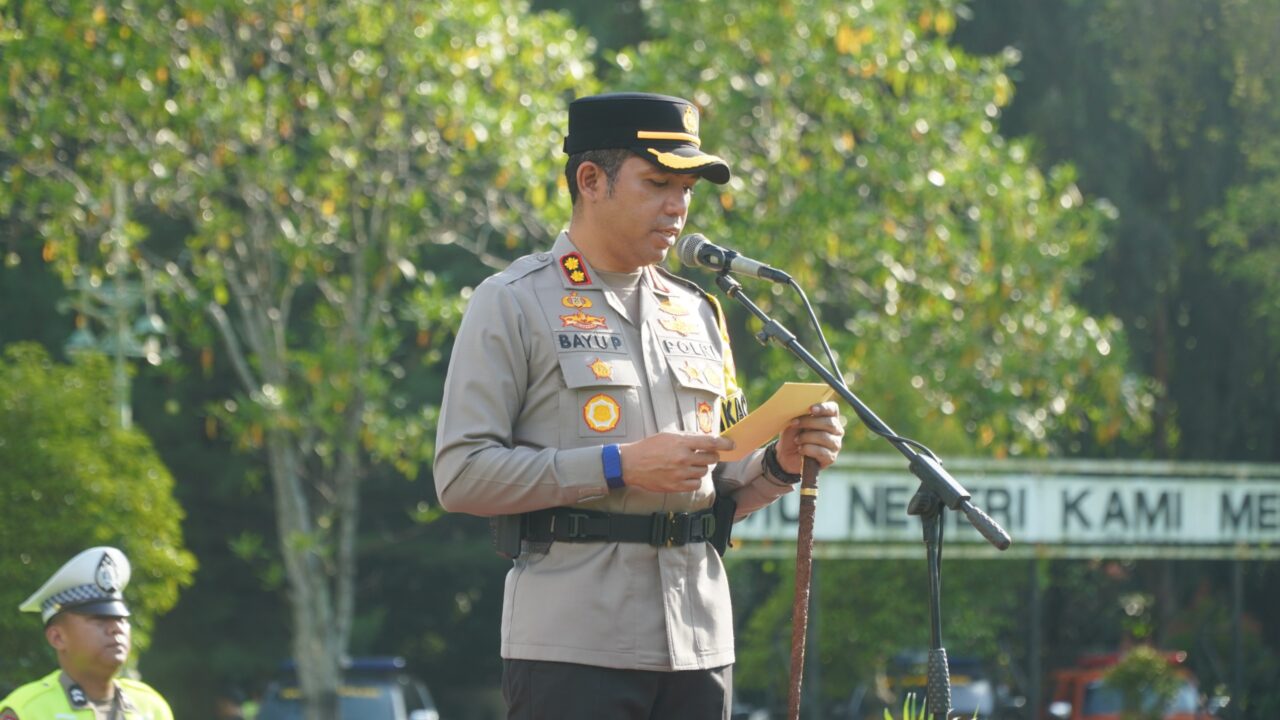 Polres Tegal Gelar Apel Pasukan Operasi Ketupat 2026