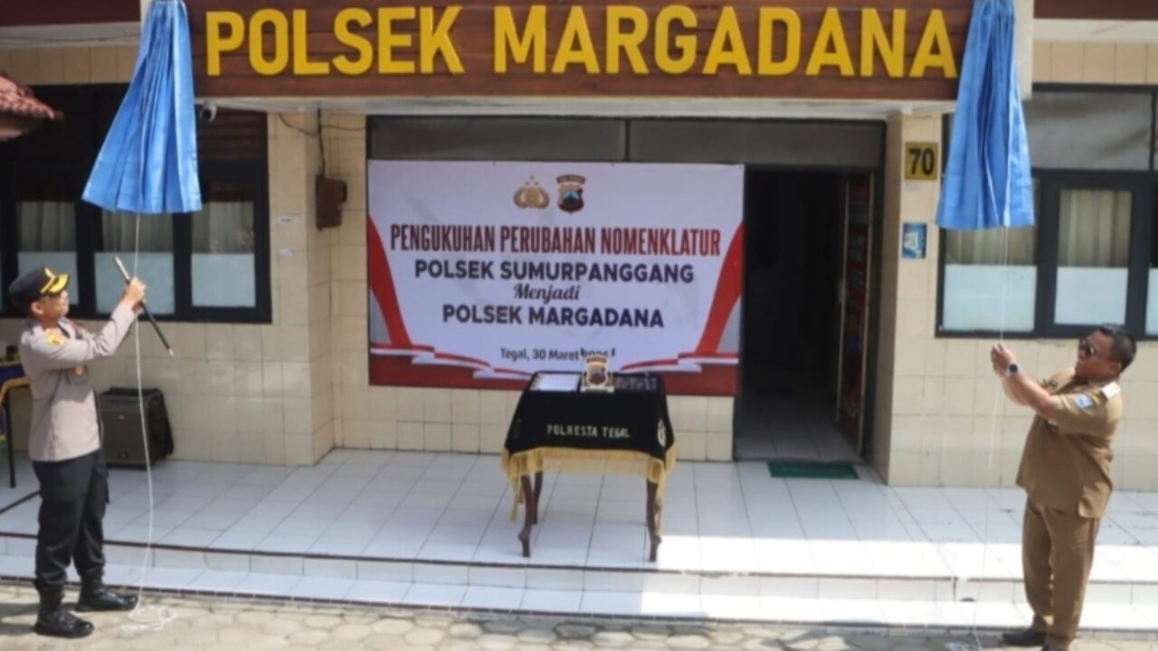 Polres Tegal Kota Resmikan Polsek Margadana, Perkuat Pelayanan di Jalur Pantura