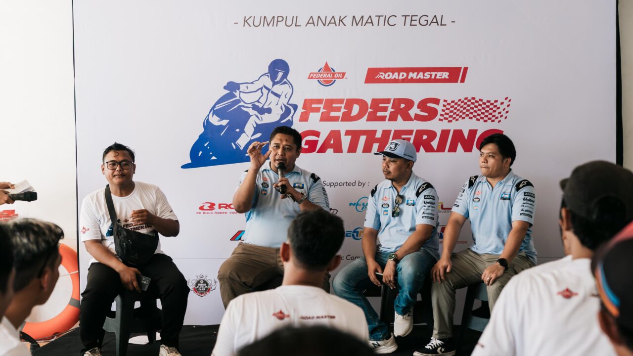 Feders Gathering 2026 di Tegal, Federal Oil Bagikan Tips Berkendara Motor Matic di Cuaca Panas