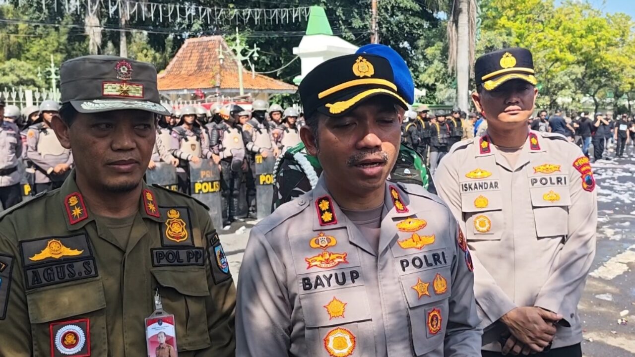 Polres Tegal Asah Kesiapan Humanis Lewat Sispamkota, Jaga Ruang Aspirasi Tetap Aman