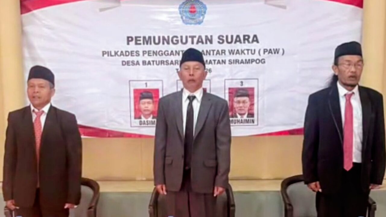Muhaimin Menang dalam Pilkades PAW Batursari, Partisipasi Pemilih Capai 100 Persen