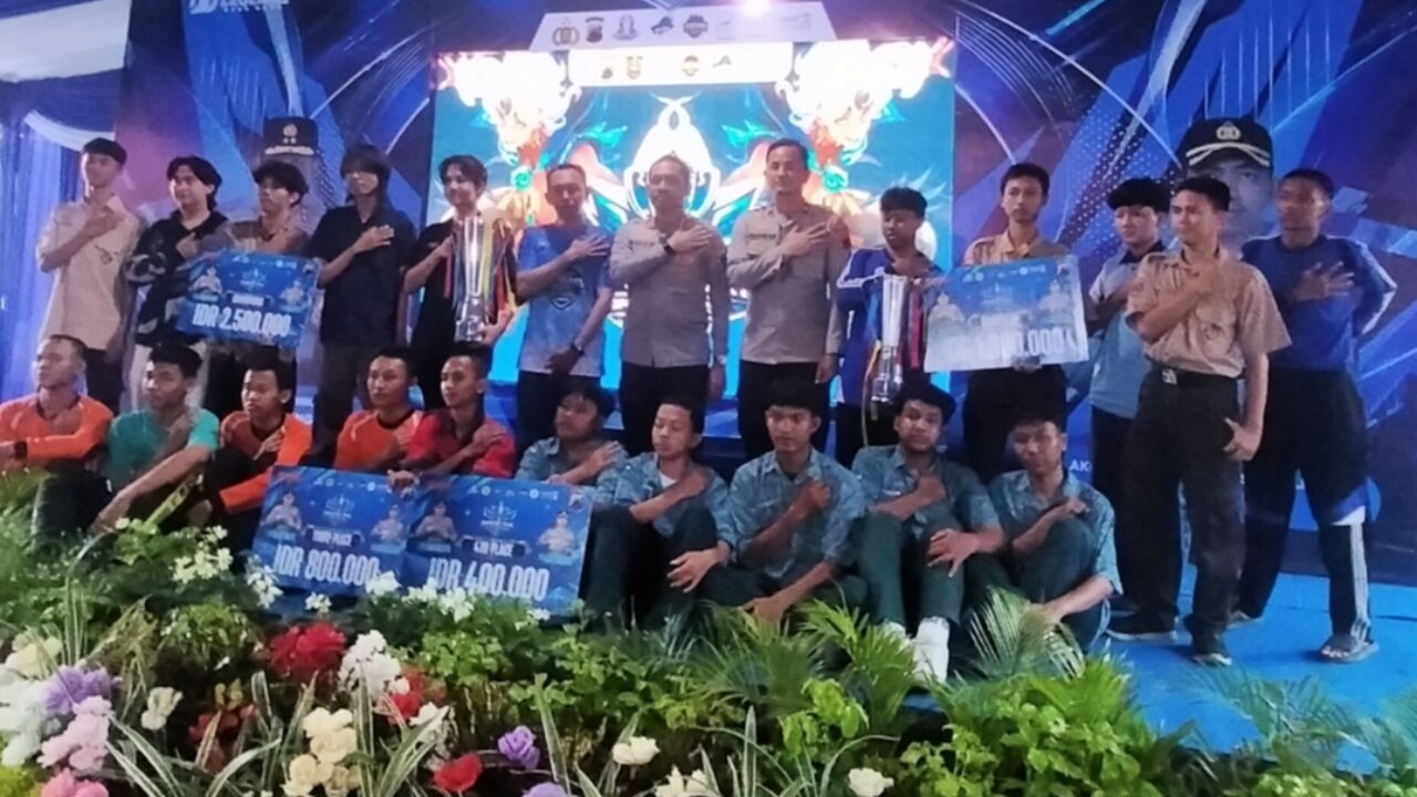Pecah! 270 Gamer Serbu Grand Final Esports Kapolres Tegal Cup 2026, Tim Ini Jadi Raja Arena