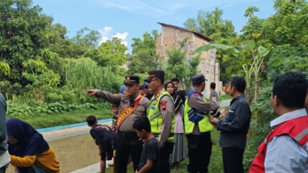 Tenggelam di Sungai Elon,Tim Gabungan Polres Tegal Lakukan Evakuasi