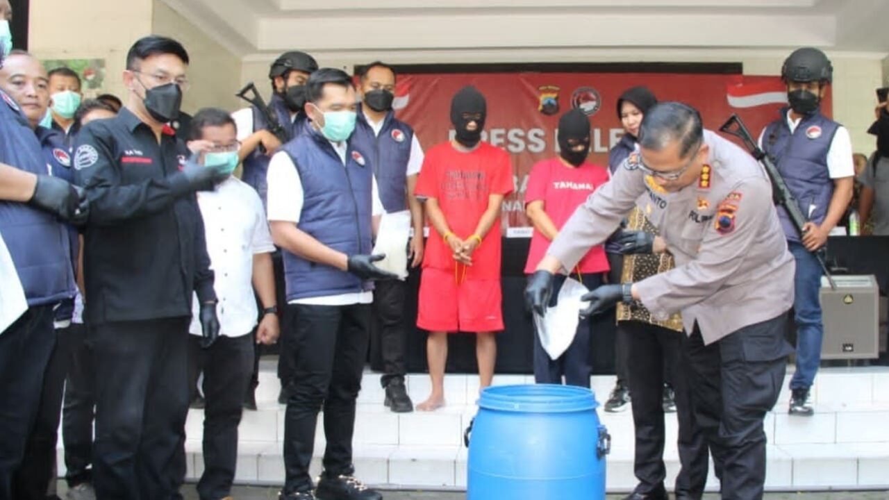 Polda Jateng Musnahkan Barang Bukti Narkoba, 449 Kasus Diungkap sejak April 2026