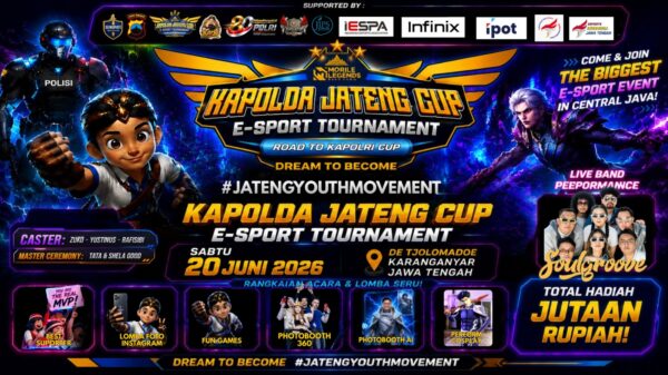 De Tjolomadoe Jadi Arena E-Sport, Polda Jateng Helat Turnamen MLBB Juni 2026