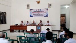 Pemerintah Desa Linggapura, Kecamatan Tonjong, Kabupaten Brebes, menggelar Musyawarah Desa (Musdes) untuk pembentukan tim pengisian anggota BPD periode 2026-2034 di aula balai desa, Rabu (29/7/2026). (Foto: Portal Pantura/Yudhi P)