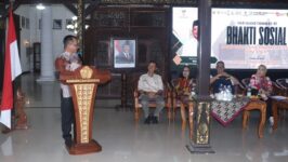Wakil Bupati Brebes Wurja saat membuka sarasehan kolaborasi pengentasan kemiskinan ekstrem di Pendopo Kabupaten Brebes, Sabtu (18/7/2026). (Foto: Dok. Humas Kab. Brebes)