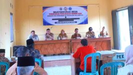 Suasana Musyawarah Desa (Musdes) Perencanaan Pembangunan Tahunan Desa Watujaya, Kecamatan Tonjong, Kabupaten Brebes, dalam rangka pembentukan tim penyusun RKP Desa 2027, Senin (27/7/2026). (Foto:Portal Pantura/Yudhi P)