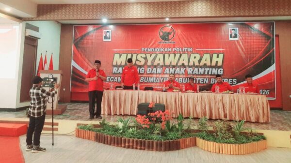 Lawan Upaya Kandang Gajah, PDIP Brebes Kukuhkan Pengurus Baru Hingga Anak Ranting