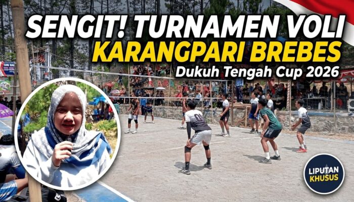 VIDEO: Pesta Rakyat Karangpari Brebes! Turnamen Voli Pemdes Cup IV Banjir Penonton dan Lariskan UMKM