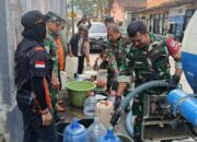 Kodim 0713 Salurkan Air Bersih untuk Warga Paguyangan