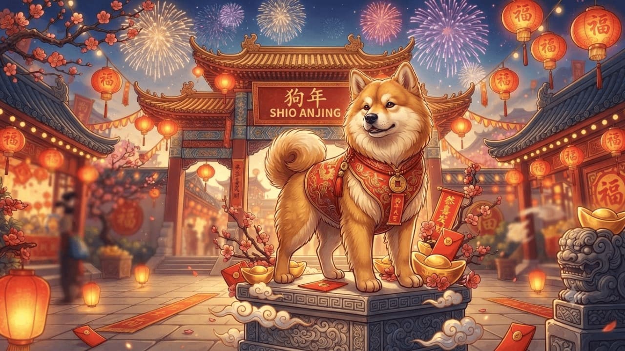 Ilustrasi Shio Anjing. (Foto: Gemini/Generate AI)