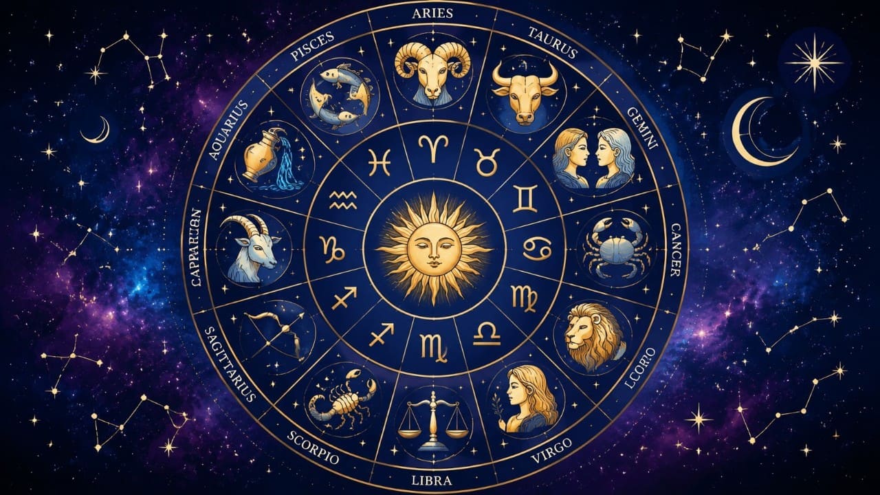 Ilustrasi Zodiak. (Foto: ChatGPT/Generate AI)