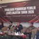 Anggota DPR RI Wahyudin Noor Aly saat memberikan pemaparan dalam acara Sosialisasi Pendidikan Pemilih Berkelanjutan di Grand Dian Hotel Bumiayu, Rabu (5/8/2026). (Foto: Portal Pantura/Yudhi Prasetyo)