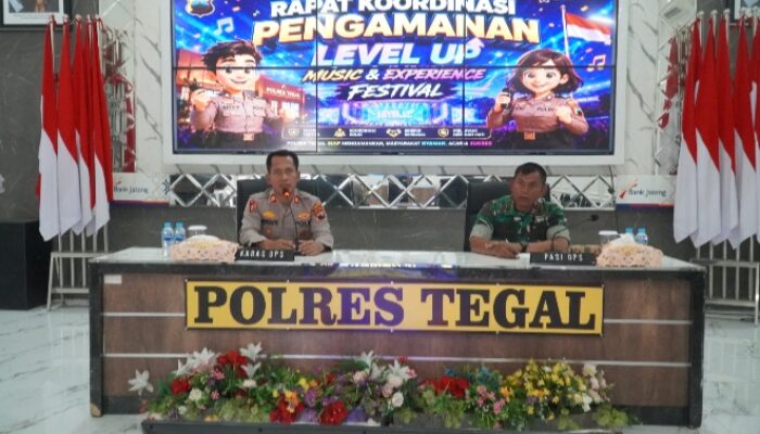 Polres Tegal Kerahkan 260 Personel Amankan Level Up Music Festival 2026