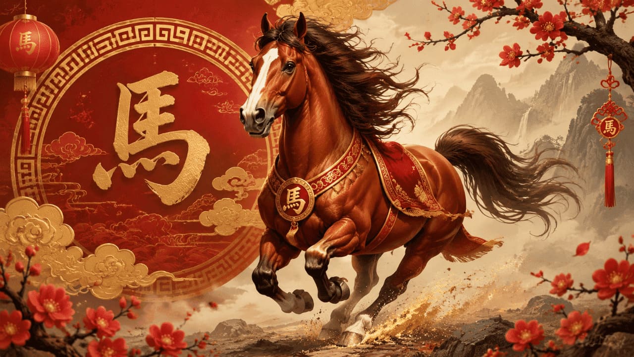 Ilustrasi Shio Kuda. (Foto: ChatGPT/Generate AI)