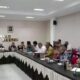 Panitia Khusus (Pansus) Pemekaran Kabupaten Brebes Selatan DPRD Provinsi Jawa Tengah saat melakukan kunjungan koordinasi bersama Pemkab Brebes di Ruang Rapat Bupati, Senin (10/8/2026).