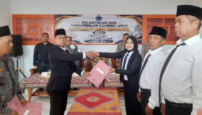 Resmi Dilantik, Sholikha Diharapkan Bawa Spirit Baru untuk Kesejahteraan Warga Desa Negarayu Brebes