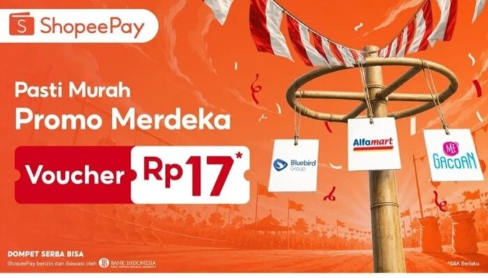 Cara Dapat Promo Merdeka ShopeePay Serba Rp 17 untuk Kebutuhan Harian