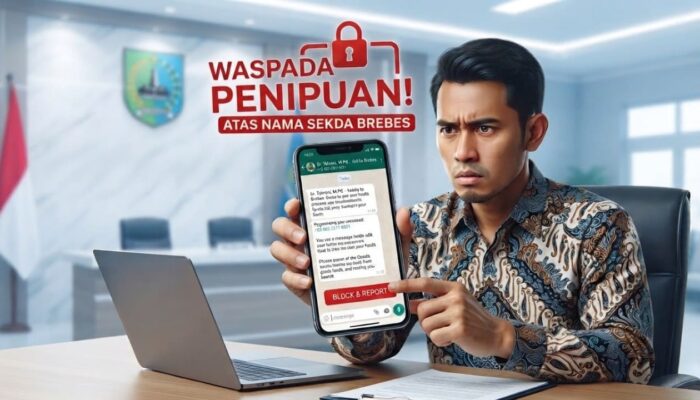 Waspada Penipuan! Nomor WhatsApp Palsu Catut Nama Sekda Brebes untuk Perdaya Warga