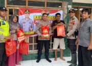 Wujud Kepedulian Sesama, Polsek Paguyangan Salurkan Bantuan untuk Korban Kebakaran di Kedungoleng Brebes