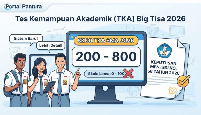 Skor TKA SMA 2026 Berubah Jadi 200-800, Cek Syarat dan Cara Daftarnya!