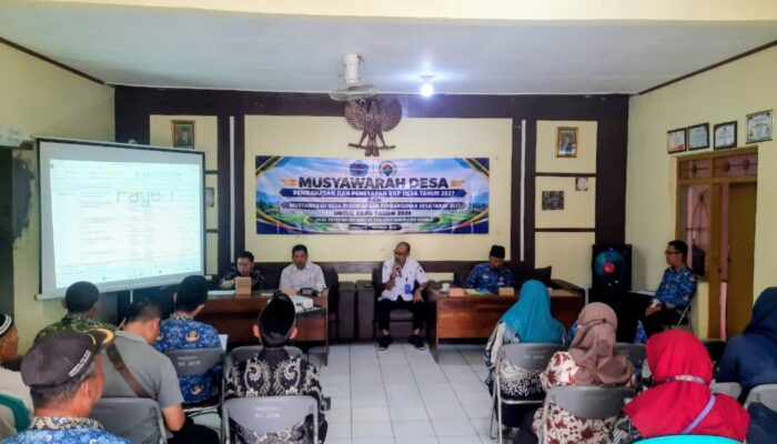 Musdes Pepedan Brebes Sepakati 3 Proyek Pembangunan Skala Prioritas
