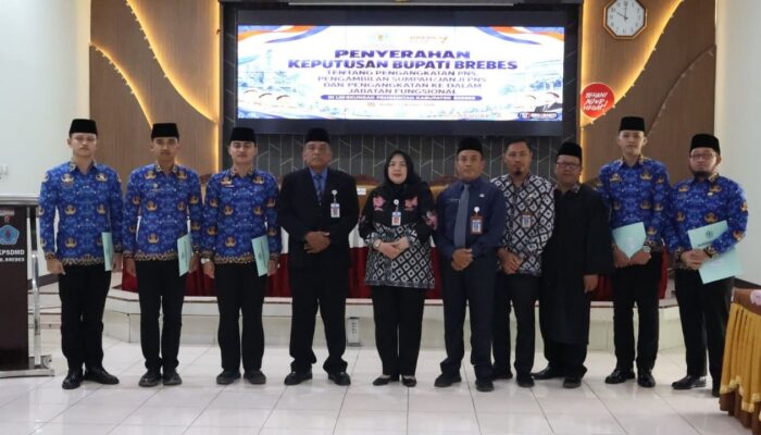 5 CPNS Pemkab Brebes Resmi Disumpah Jadi PNS