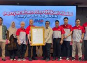 JNE Raih Sertifikasi Halal untuk Layanan Logistik dari BPJPH