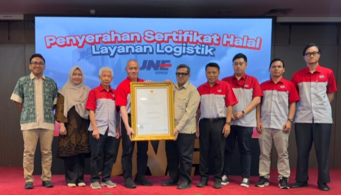 JNE Raih Sertifikasi Halal untuk Layanan Logistik dari BPJPH